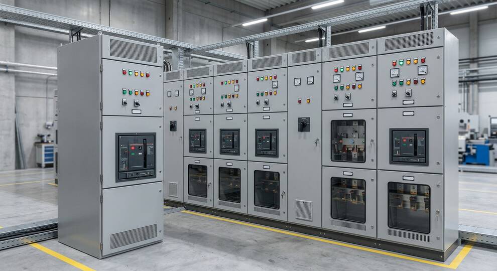 تابلو برق صنعتی LV و MV Switchgear با سلول‌های حفاظتی و کنترل